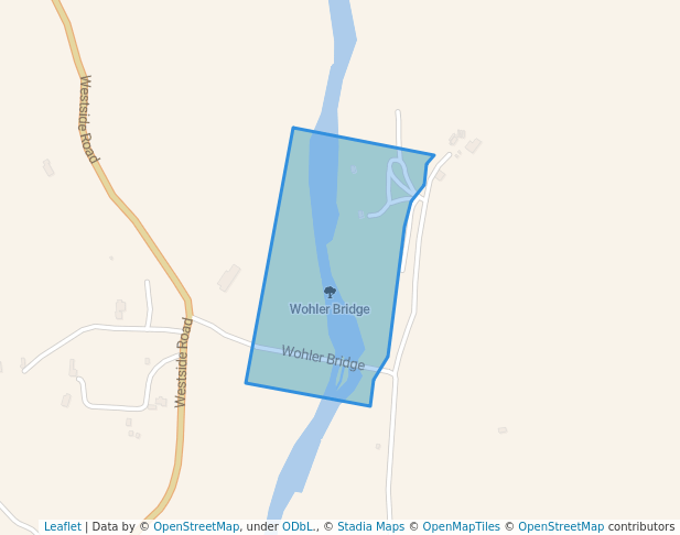 walking in Wohler Bridge map in Healdsburg