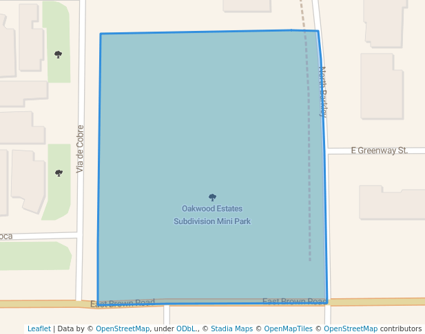 Oakwood Estates Subdivision Mini Park