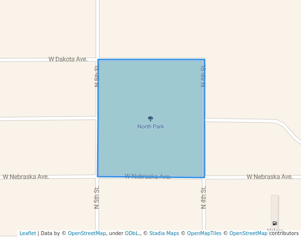 walking in north park map in Jal