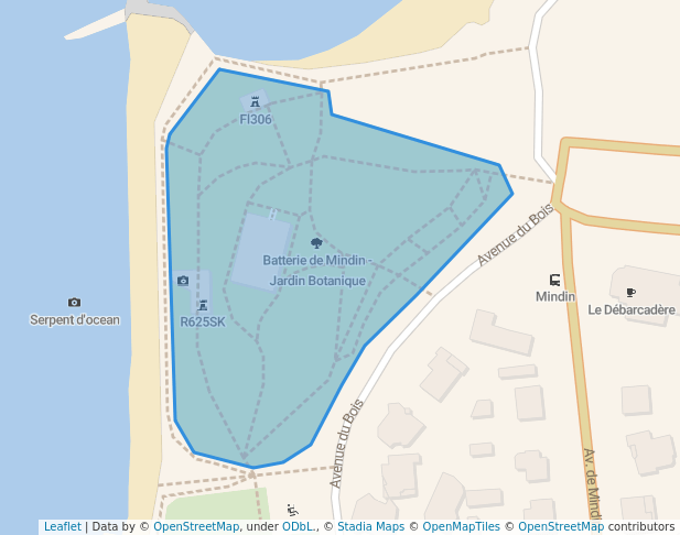 Batterie de Mindin - Jardin Botanique