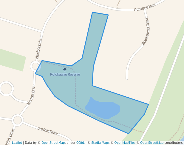 walking in Rotokawau Reserve map in Whanganui