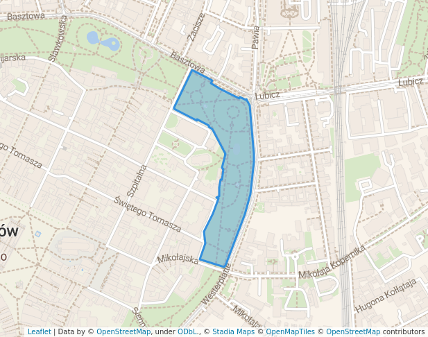 Planty - Ogród przy Dworcu