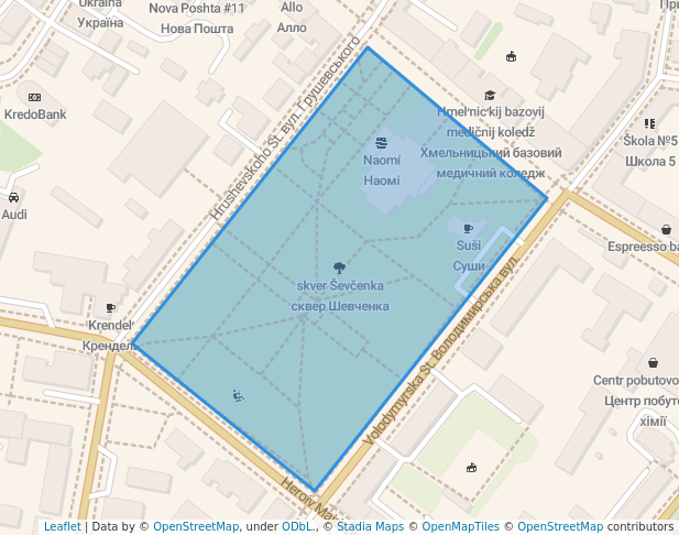 сквер Шевченка