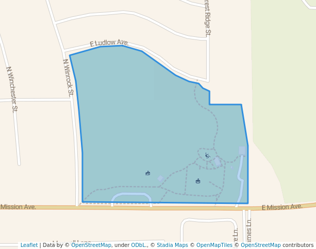 walking in Rocky Hill Park map in Liberty Lake