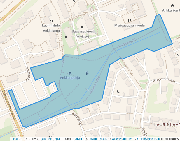 Ankkuripohja in Esbo | Map and Routes