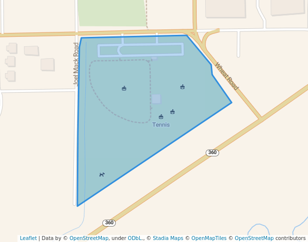 walking in Black Creek Park map in Winfield