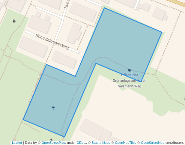 Öffentliche Grünanlage am Horst-Salzmann-Weg