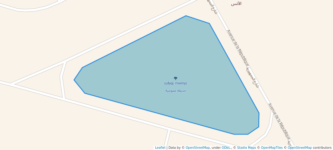 walking in حديقة عمومية map in Sakiet Ezzit