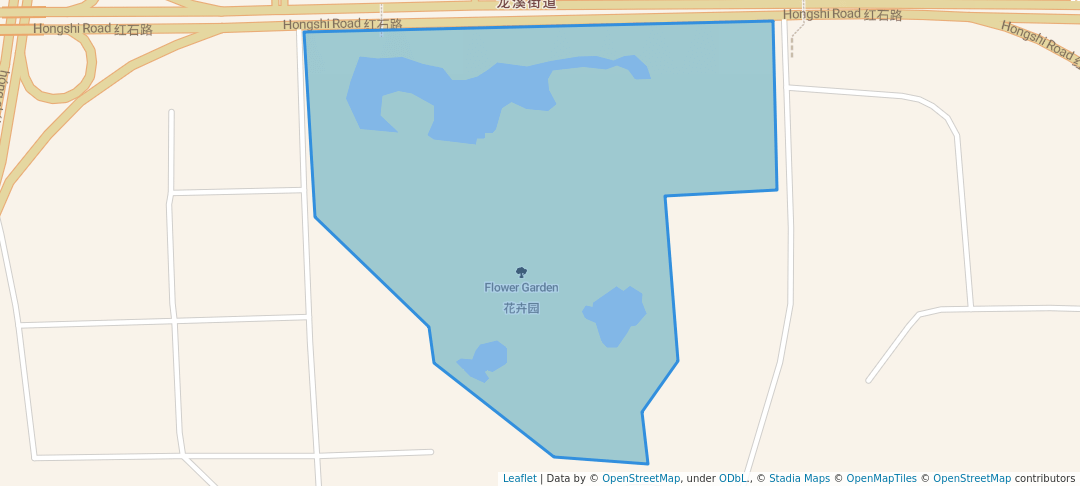 walking in Flower Garden map in Chongqing