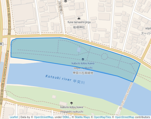 甲突川左岸緑地