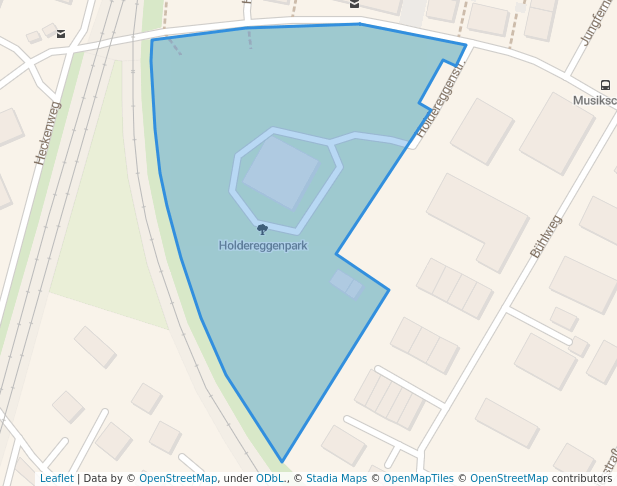 walking in Holdereggenpark map in Lindau (Bodensee)