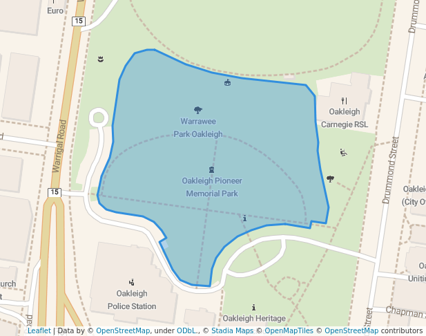 Oakleigh Pioneer Memorial Park