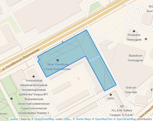 Сквер Ворошилова