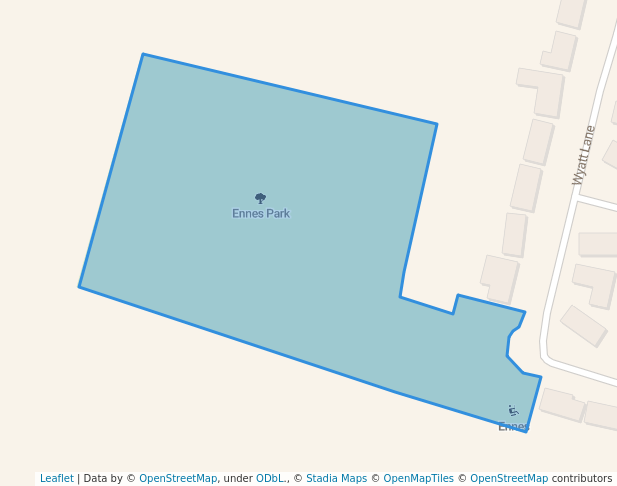 walking in Ennes Park Expansion map in Arcata