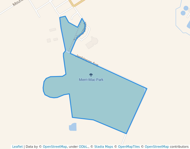 walking in Merri-Mac Park map in London