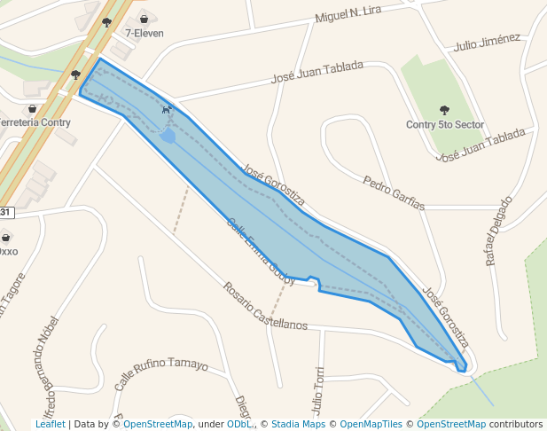 Parque Las Cascadas (Cañada del Sol)