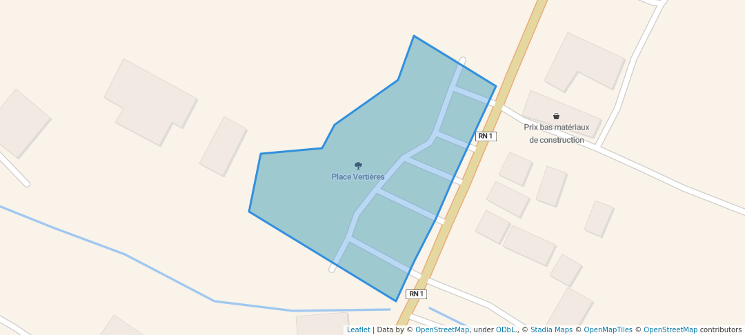 walking in Place Vertières map in Cap-Haitien