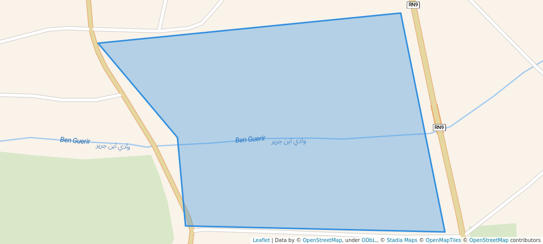 walking in Park Moulay El Hassan map in Ben Guerir