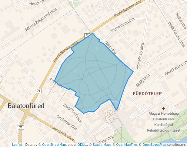 Kiserdő - Fenyves Park