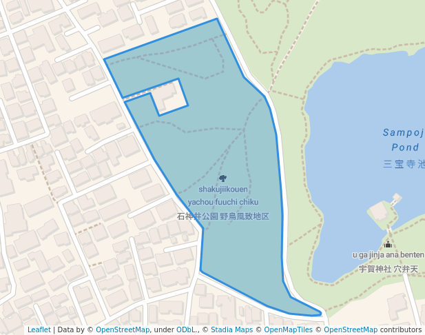 石神井公園 野鳥風致地区