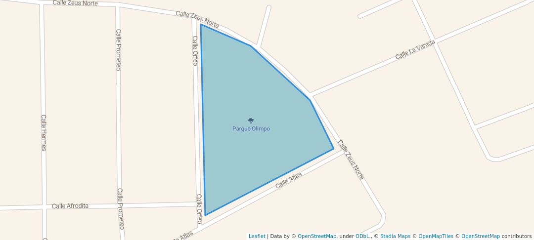 walking in Parque Olimpo map in Santo Domingo