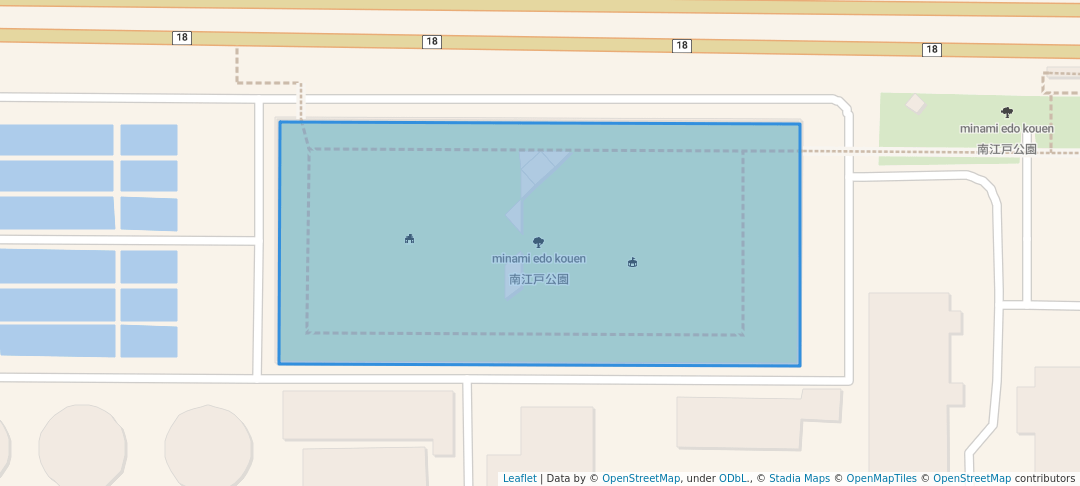 walking in 南江戸公園 map in Matsuyama