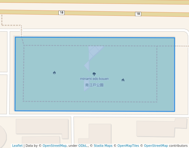 walking in 南江戸公園 map in Matsuyama