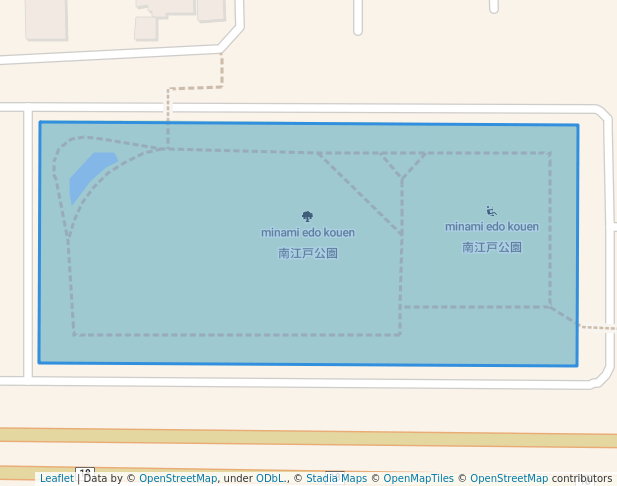 walking in 南江戸公園 map in Matsuyama