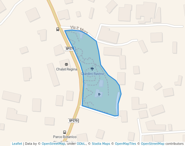 Giardini Ravino, Tropical Garden