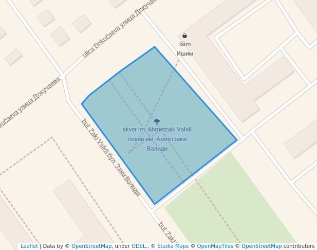 сквер им. Ахметзаки Валиди