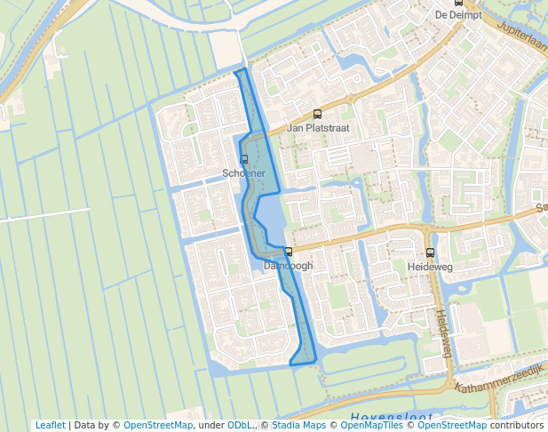 walking in Siem Lutpark map in Volendam