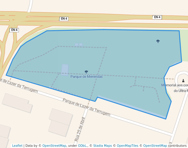 Parque de Merendas in Terrugem | Map and Routes
