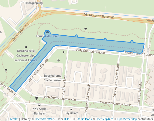 Terrapieno delle Mura di Ferrara