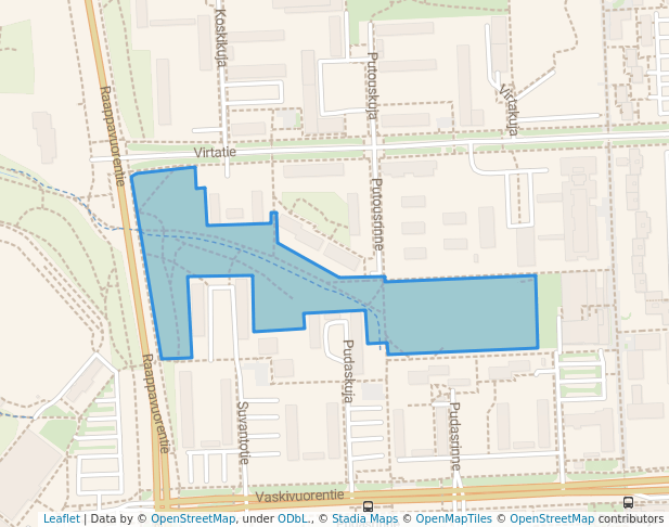 Virtapuisto in Vanda | Map and Routes