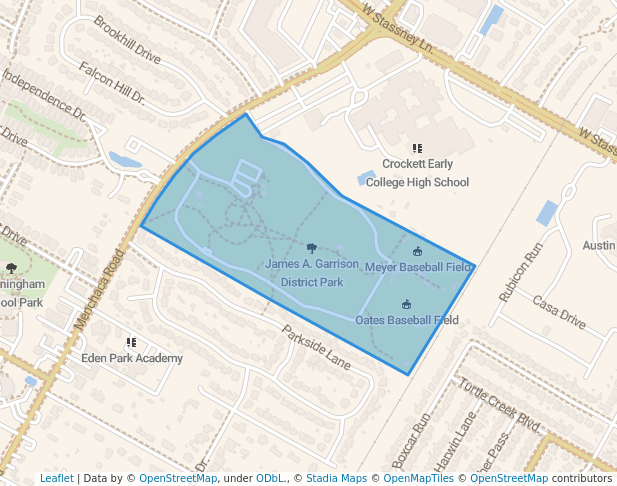 James A. Garrison District Park