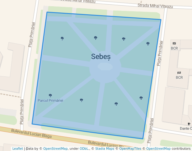 Parcul Primăriei in Sebeș | Map and Routes