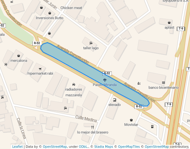 Paseo Miranda in Puerto La Cruz | Map and Routes