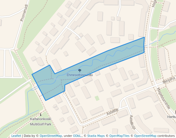 Ehmroothinpuisto in Vanda | Map and Routes