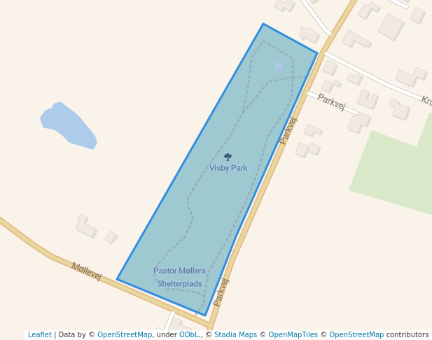 Visby Park in Bredebro | Map and Routes
