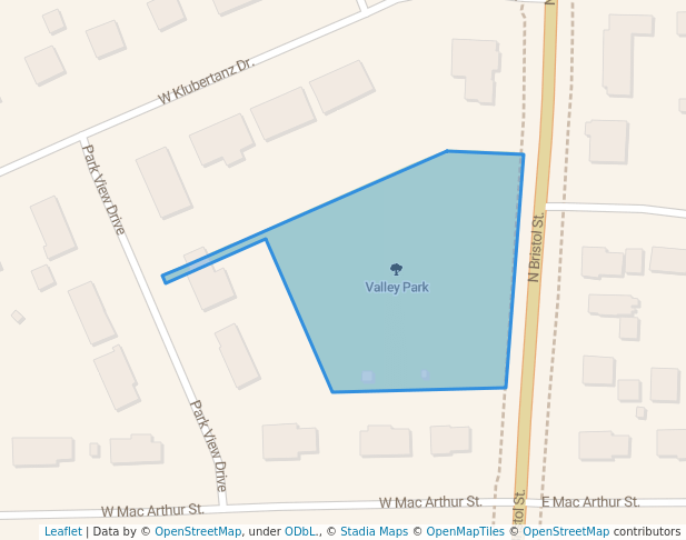 walking in Valley Park map in Sun Prairie