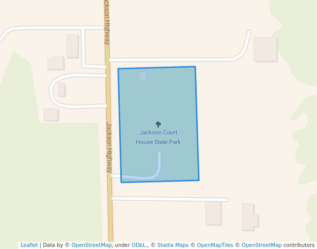 walking in Jackson Court House State Park map in Chehalis