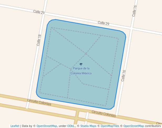 Parque de la Colonia México