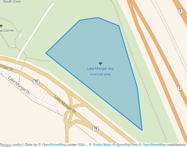 Lake Monger dog exercise area