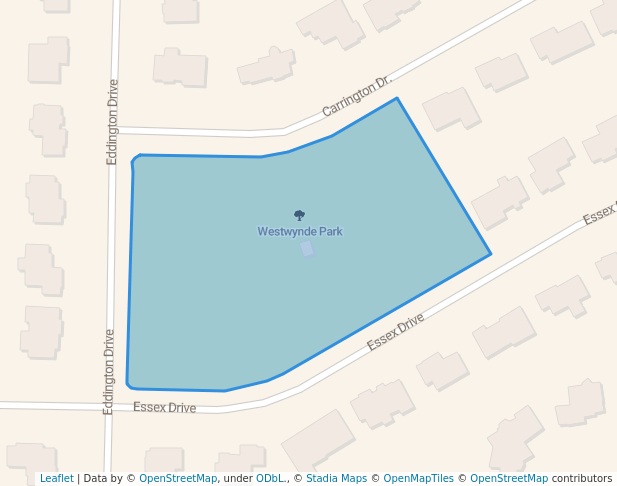 walking in Westwynde Park map in Sun Prairie