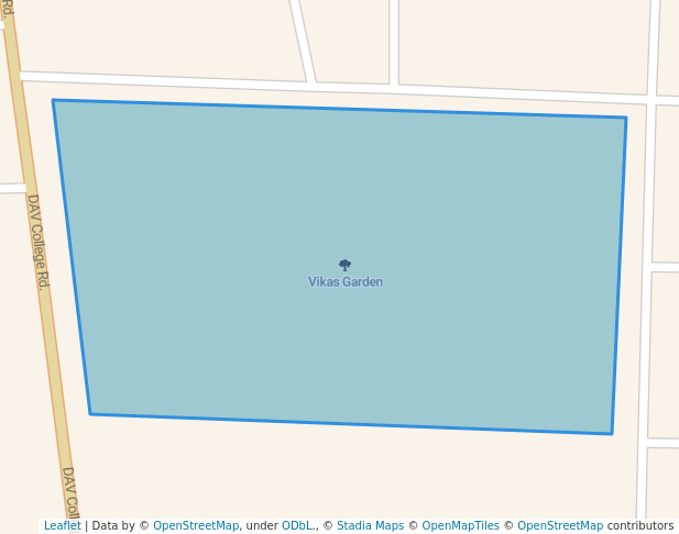 walking in Vikas Garden map in Solapur