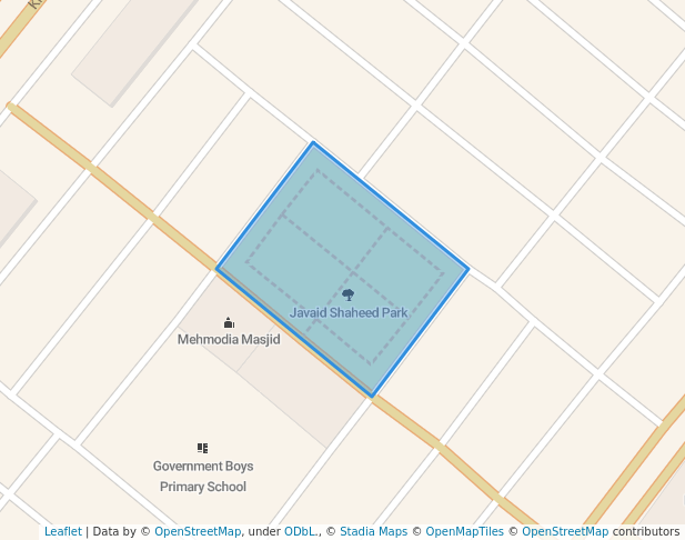 Javaid Shaheed Park in Karachi | Map and Routes