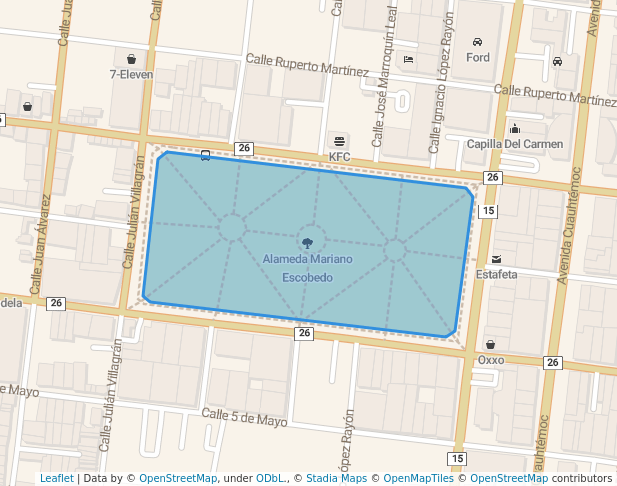 Alameda Mariano Escobedo