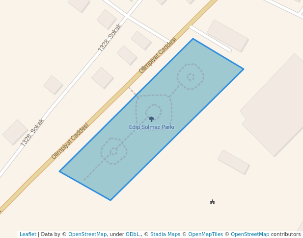 walking in Edip Solmaz Parkı map in Batman