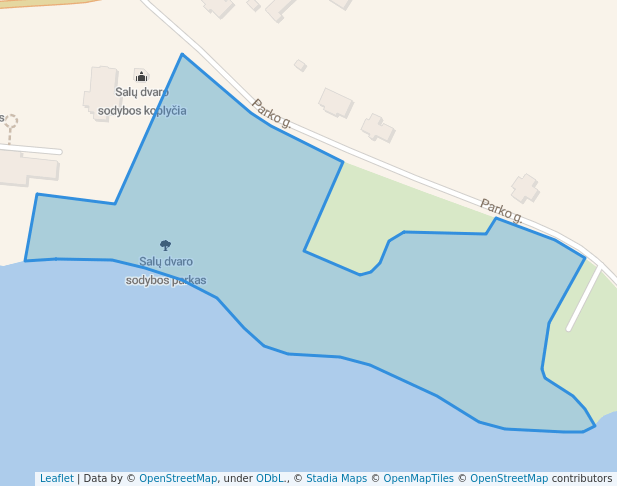Salų dvaro sodybos parkas in Salos | Map and Routes
