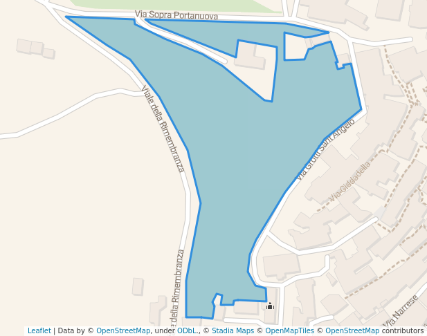 walking in Collinetta map in Candela